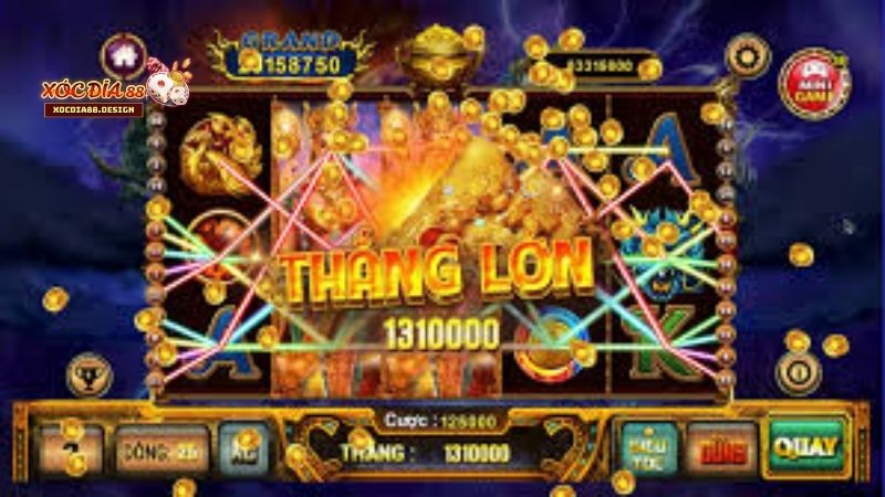 Gameplay của Tứ Thần Thú Slot Game tại Xocdia88